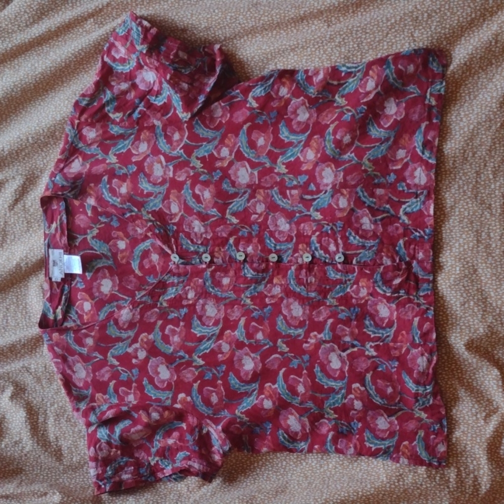 Vintage Anokhi block print blouse